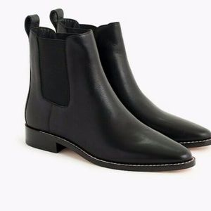 J.Crew Chelsea Leather Ankle Boots Size 7